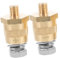 Healifty 2pcs Auto Battery Terminal Connectors Car Battery Post Repair Shims Compatible Power Terminal
