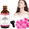 Rose Oil for Face & Body, 60ml Olio di Rosa e Vitamina C per Viso per Antirughe Antimacchie Idratante Per Viso, Corpo, Capelli
