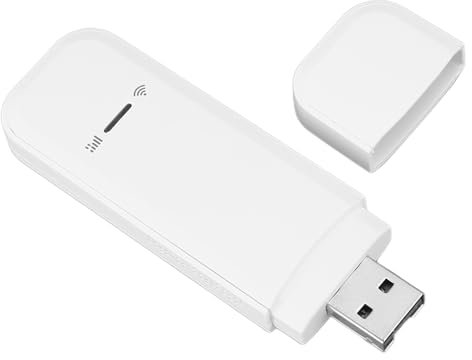 Portable WiFi B1/3/7/8/20 4G LTE Nano SIM Dongle, 150MBPS High Speed WiFi Hotspot Router for 10 Users, Plug and Play, with SIM Card Slot, for Cell Phone PC Tablet