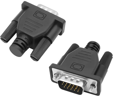 MEIRIYFA VGA Dummy Plug senza testa Ghost Display Emulatore, VGA Virtual Display RGB Monitor Dummy Plug senza testa Ghost Display Emulatore 1920x1080P@60Hz (2 Pack)