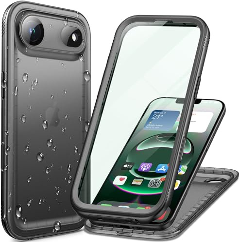 Cozycase TOP Militärschutz wasserdichte 360 Hülle Für iPhone Air | Outdoor Panzerhülle Full Armor Case, Vorne Hinten Komplett Schutz, Soßfest Staubschutz Baustelle Waterproof Handyhülle