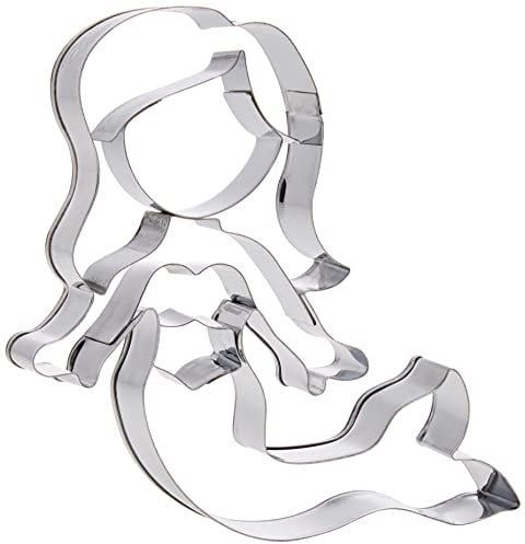 Birkmann 1010720110 Ausstechform Meerjungfrau schwimmend, 9 cm, Kunststoff, Grau, 5 x 3 x 2 cm…
