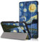 XITODA Custodia Galaxy Tab A6 10.1 - PU Pelle Smart Case mit Stand & con Il Sonno/Sveglia la Funzione Cover per Samsung Galaxy Tab A 10,1 2016 SM-T585/T580 Tablet Custodia Protezione,Cielo Stellato