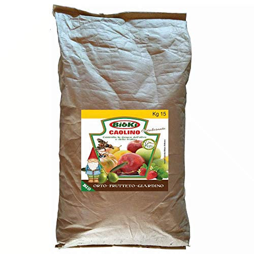 Caolino Naturale per Agricoltura Bio indicato per mosca olivo, busta da 15 kg