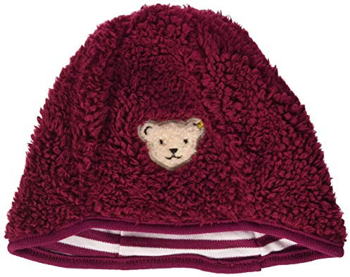 Steiff Baby-Mädchen Mütze, Rot (BEET RED 4010), 43 (Herstellergröße:43)