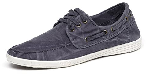 Natural World Eco, Scarpe 303E, da Uomo, 100% Ecologiche, estive (Blu, Sistema Taglie Calzature EU, Adulto, Uomo, Numero, Media, 44)