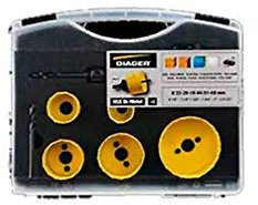 Malette scie cloche HSS bi-metal ∅22-29-35-44-51-68mm Diager