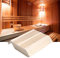 Mumusuki Saunaraum Square Wood Corner Lampenschirm Licht Abdeckung Vertical Slat Light Shade Sauna Zubehör