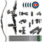 SHARROW 60 Zoll Bogenschießen Takedown Recurve Bogen ILF Wurfarme und Bogen Riser Jagdbogen Erwachsene Sportbogen 20-50lbs für Outdoor-Jagd Schießen Ziel Übung (45lbs, Typ 2)