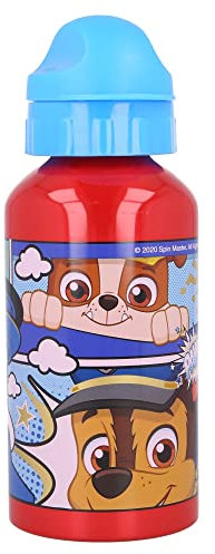 Stor 18939 Bouteille en Aluminium Premium 500 ML Paw Patrol Comic, Métal, Unique, Standard