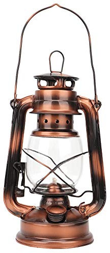 Agatige Vintage Kerosin Lampe, Bronze Öllampe Eisenöl Hurricane Lampe Hängen Öl brennende Laterne für Indoor Outdoor Garten Patio Dekor