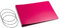A5+ Querformat, revolutionäres, nachhaltiges X17-Konzept für Notizbuch Personal Organizer und Terminplaner/Hülle für 3 Hefte! Recyceltes Leder, magenta, Made in Germany,17 Jahre Garantie*