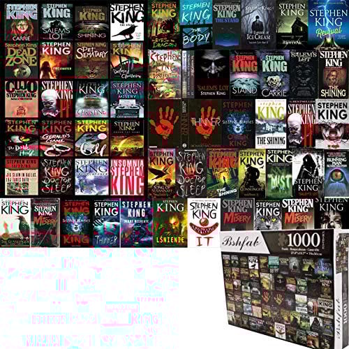 XIECCX Jigsaw Puzzles Age 12+ for Adults 1000 Piece High Challenging DIY Large Puzzle Educational Toy Funny Family Games Unique Home Decor (Horror fiction)