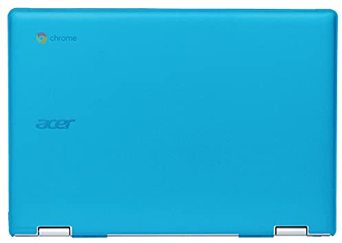 mCover Case Compatible for 11.6 Acer Chromebook 311 CB311-11H (180° Hinge) & Spin 311 CP311-3H Series Convertible ONLY (NOT Fitting Other Acer Models) (Aqua)