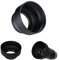 Pare-soleil pliable en caoutchouc pour appareil photo Nikon D3400 D3500 D5600 D7500 avec objectif 18-55 mm 55 mm