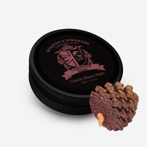 Premium Bartbalsam für Männer | Bart-Feuchtigkeitspflege Bartwachs & Bartbalsam | Natürliche Inhaltsstoffe Der beste Bart-Conditioner & Weichmacher zum Formen und Stylen Ihres Bartes (Zedernholz)
