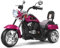 COSTWAY 6V Elektro Motorrad Kinder mit verstellbaren Scheinwerfer, Dreirad Elektromotorrad mit Sound ｜ Hupe ｜ Rückspiegel ｜ Pedale, Geschwindigkeit 2,5-3 km/h (Rosarot)
