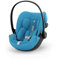 CYBEX Gold Babyschale Cloud G i-Size Plus, Inkl. Neugeboreneneinlage, Ab Geburt bis ca. 24 Monate, Für Kinder ab 40 cm bis 87 cm, Max. 13 kg, Beach Blue