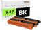 OBV TN-247 kompatibler Toner (2X) als Ersatz für Brother 247 243 für DCP-L3510CDW L3550CDW HL-L3210CW L3230CDW L3270CDW MFC-L3710CW L3730CDN L3750CDW L3770CDW - schwarz