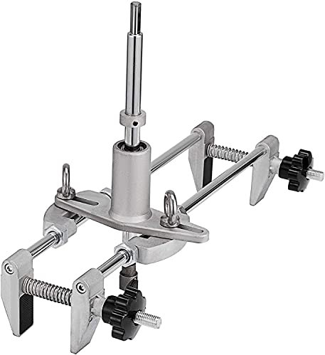 CCBFLA 16-teiliges Einstecktür-Beschlagset, DBB-Schloss-Einsteckwerkzeug-Set mit 3 Wolframstahl-Fräsern und Zubehör, Einstecklehre, Lochsäge, Türöffner, für Holztüren