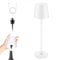 LUCKEA LED Table Lamp, Wireless Battery Table Lamps with Bottle Cap, Continuously Dimmable, Rechargeable Table Lamp with 3 Colour Temperatures for Outdoor, Living Room, Bedroom, Bedside Table, White