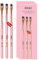 Lot de 3 brosses à ongles en acrylique - Pinceau à poudre acrylique - Application précise de poudre acrylique - Outil pour débutants et professionnels