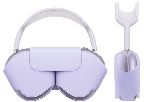 SY-K Smart Case Compatible for Airpods Max, Sleep Mode Compatible, Anti-Scratch and Anti-Dust, Portable Carry Travel Case Compatible for Apple Airpod Max, Headphone case. (Taro Purple)