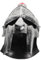HOLIDYOYO Ancient Roman Helmet Men's Medieval Knight Soldier Cosplay Hat Plastic Historical