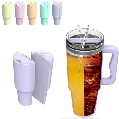 LZYWOD Silicone Dual Compartment Cup Sleeve For Tumbler Cup Reusable Cup Divider for stanley Cup Cup Divider Sleeve 1PCS
