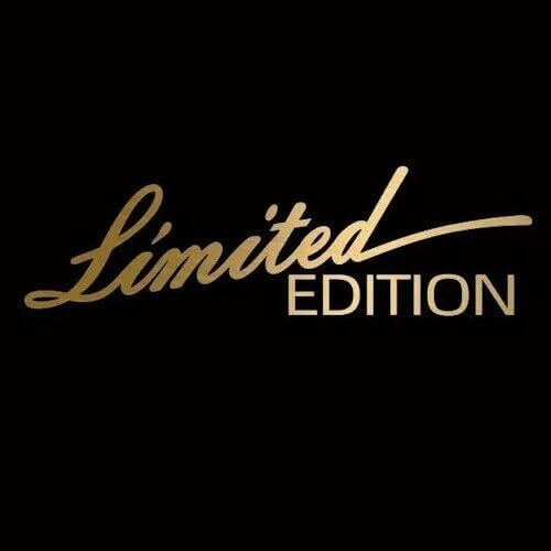 2X Limited Edition Aufkleber 3D Metallic Gold Auto Motorrad Emblem Sticker Tuning