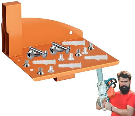 Holdes Kettensägen Halterung,Uni-Flex Unkrautvernichter Aufhängung | Garagen Werkzeug Aufbewahrungshaken Für Werkstatt Garten LKW Rasenpflege Anhänger Brennholzaufbewahrung