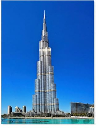 1000 Stück Puzzle，Burj Khalifa，Erwachsene Kinder Papiers pielzeug Lernspiel（38x26cm）-AF63