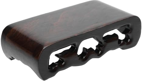 BESTYASH Socle Rectangulaire Bois Massif Pour Pot De Fleur Présentoir Rétro Stable Et Support Pour Vase Statue Bonsaï Ornement Décoratif