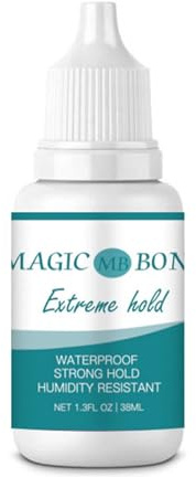 Strong Hold Lace Wig Glue 38ml - Invisible Waterproof Adhesive for Wigs, Latex-Free, Oil-Resistant Bonding Agent for Secure Wig Application