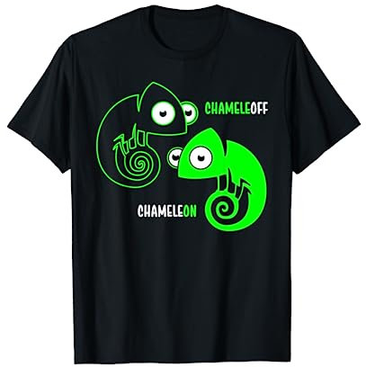 Divertido Camaleón Cameleoff de regalo Divertido humorístico Camiseta
