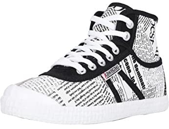 kawasaki Unisex News Paper Canvas Boot Mode-Stiefel, 1002 White, 36 EU