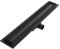 Milano Tile Insert Linear Black Stainless Steel Shower Drain - 800mm