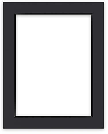 nielsen Conservation Passepartout Karton 1,5 mm | Außenformat 40x50 cm für Bildformat 30x40 cm | Schwarz | glatte Oberfläche