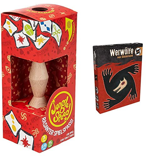 Zygomatic Asmodee Jungle Speed | 2-10 Spieler | Ab 7+ Jahren | 15+ Minuten | Deutsch & Asmodee Werwölfe von Düsterwald | 8-18 Spieler | Ab 10+ Jahren | 30+ Minuten | Deutsch