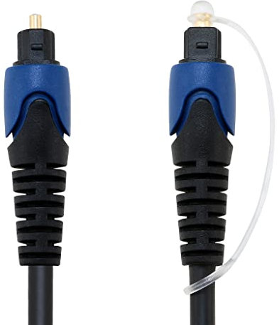 Pipestation Soundbar to TV Optical Audio Cable - 1m - Universal Fibre Optic Digital Audio Lead