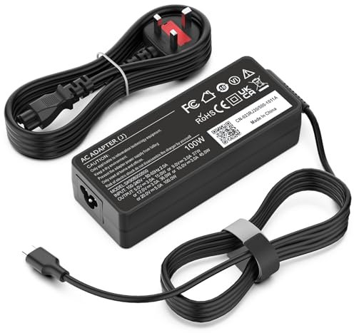 100W Lenovo USB C Laptop Charger for Lenovo ThinkPad, Mac Book Pro 16 15 13, Mac Book Air, iPad Pro, All USB-C 100W 90W 65W 45W Laptop Charger Dell XPS, HP Chromebook, Asus Type C AC Adapter.