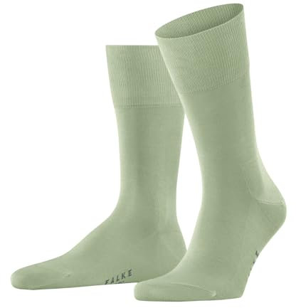 FALKE Herren Socken Tiago M So nachhaltige Fil D'Ecosse Baumwolle einfarbig 1 Paar, Grün Pale Olive 7710, 41-42