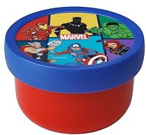 Mepal - Obstbox Campus - Snackbox für Kinder - Spülmaschinen- und mikrowellenfest - BPA-frei - 300 ml - Avengers