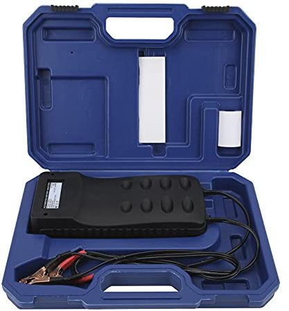 Batterietester, Kfz-Lasttester, Digitaler Autobatterie-Generator-Analysator, 12 V/24 V Autobatterietester BT900 LCD-Digital-Ladesystem-Analysator Mit Drucker