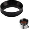 51mm Dosing Funnel, Magnetic Espresso Dosing Funnel 51mm Portafilter Funnel, Coffee Accessories Barista Aluminum Alloy Espresso Coffee Dosing Ring Coffee Machine Accessories for Barista, Home (Black)