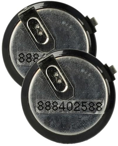 vhbw 2X batería Compatible con BMW 3 Serie E91, 5 Serie E39, 3 Serie E93, 3 Serie E92 Llave del vehículo (20 mAh, 3,6 V, Li-Ion), Negro