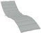 vidaXL Sonnenliegen-Auflage Melange Hellgrau 200x50x4 cm Stoff