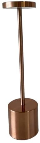 VONCYKI Lampe de Table Rechargeable avec interrupteur tactile, veilleuse de chevet Portable, 3 couleurs, lampe de bureau for salle de Club, Bar, décoration extérieure Lampe De Table(Rose Gold)