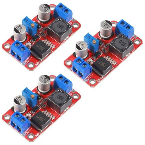 XL6019 5A Step Up DC DC Moduli Binghe 3 pezzi XL6019 Step Up 5V 12V Moduli DC DC Step Up Booster Moduli XL6019 DC DC DC Alimentazione di boost Adatto per il controllo industriale