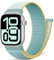 AMSKY Nylon Sport Loop Band Kompatibel mit Apple Watch Armband 40mm 42mm 46mm 44mm 45mm 41mm 38mm 49mm, Damen Herren Original Design für iWatch Series 10 9 8 7 6 5 4 3 2 1 SE Ultra, Aurora Blau
